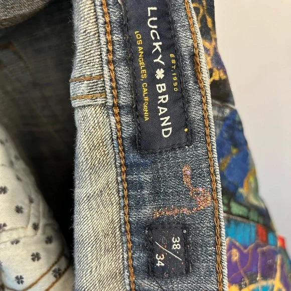 Acrylic Painted Denim Jackets and Pants
